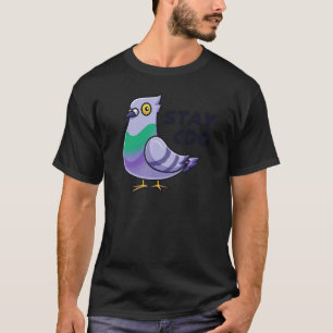 Camiseta Mantenha Coo Pigeon Bird Proprietário Ornithologis