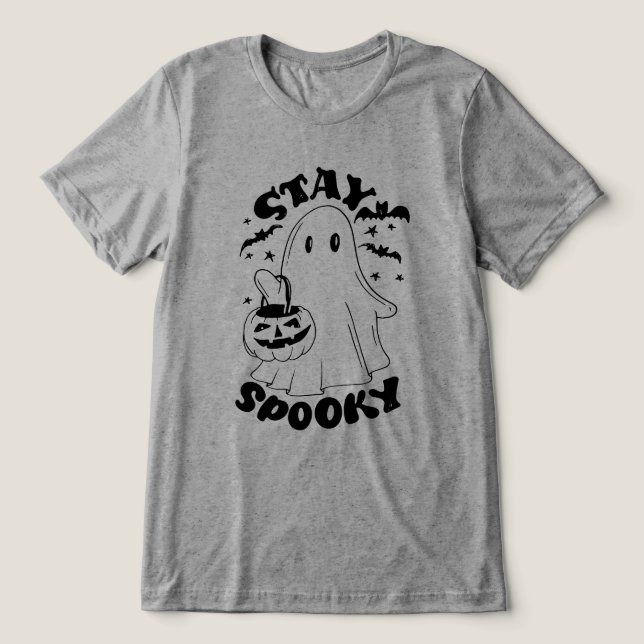 Camiseta Mantenha fantasma fantasma (Design frontal)