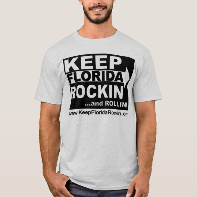 Camiseta Mantenha Florida Rockin (Frente)