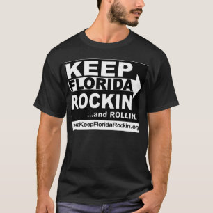 Camiseta Mantenha Florida Rockin & Rollin - preto