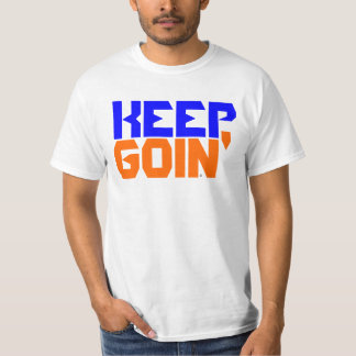 Camiseta Mantenha Goin no orange&Blue