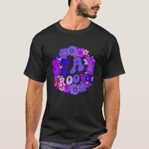 Camiseta Mantenha Groovy 70s Estilo Hippie Amar Groovy