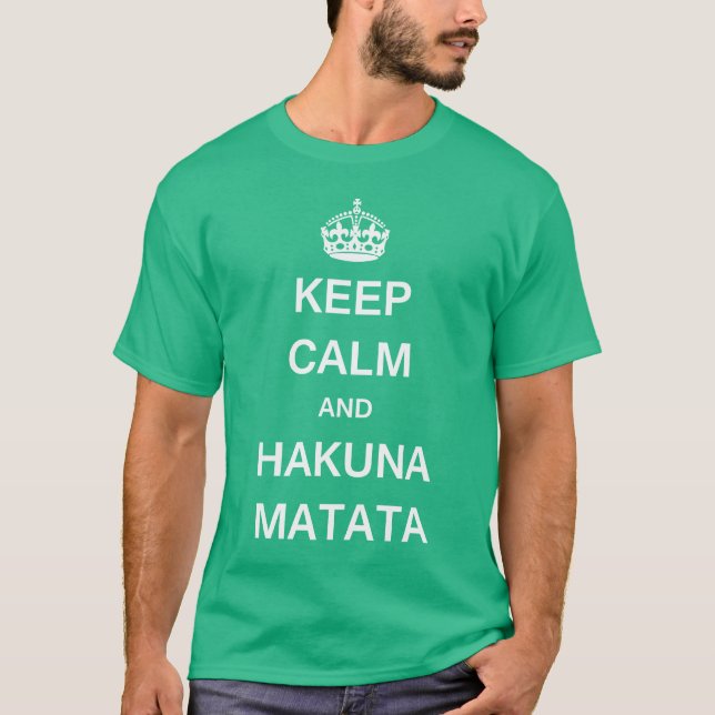 Camiseta Mantenha KCCO calmo (Frente)