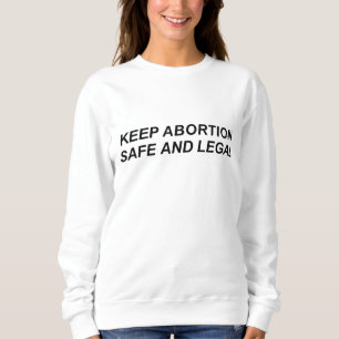 Camiseta Mantenha o aborto seguro e o profissional legal fe