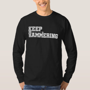 Camiseta Mantenha o Arco de Arranjo Motivacional de Arranjo