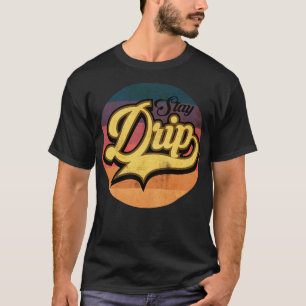 Camiseta Mantenha o botão deslizante