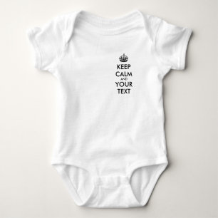 Camiseta MANTENHA O CALM Personalizado e o TEXTO