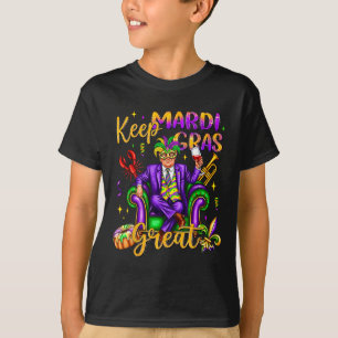 Camiseta Mantenha o Carnaval de Excelente do Mardi Gras Eng