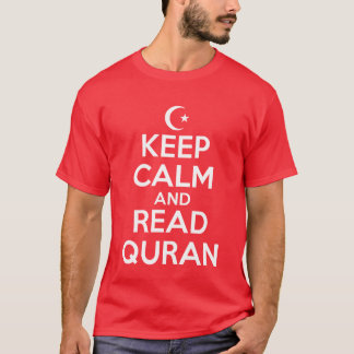Camiseta Mantenha o Corão lido calma