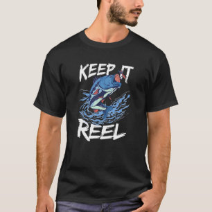 Camiseta Mantenha-O Enrola Pesca Manipulador Pescador
