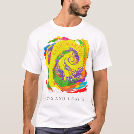 Camiseta Mantenha o Fazer Artes e Artesanatos Digitais