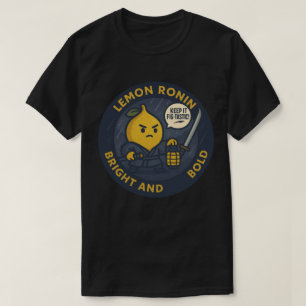 Camiseta Mantenha-o Fig-tástico Samurai Limão