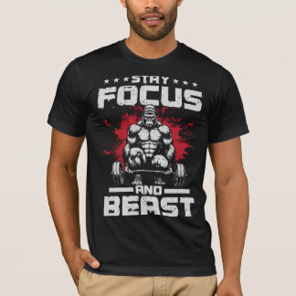 CAMISETA MANTENHA O FOCO E O BEAST
