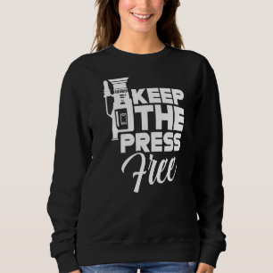 Camiseta Mantenha O Jornalismo Livre Da Imprensa À Liberdad