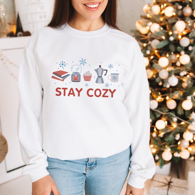 Camiseta Mantenha o Natal Cozy Hygge (Criador carregado)