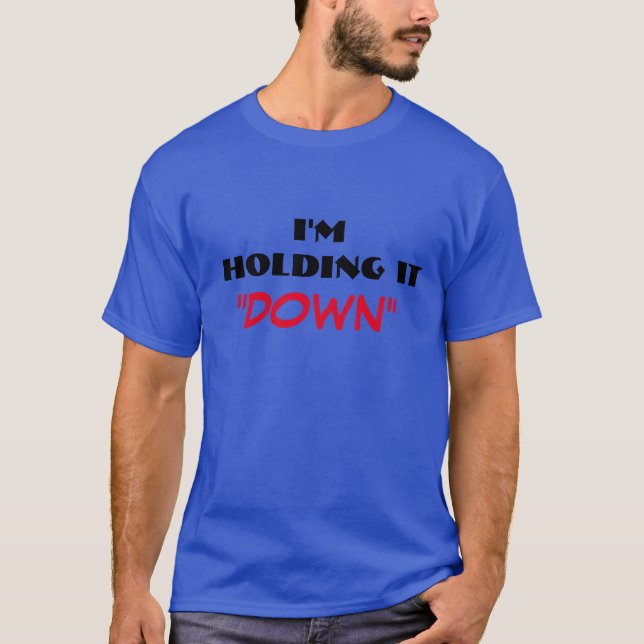Camiseta Mantenha-o real (Frente)