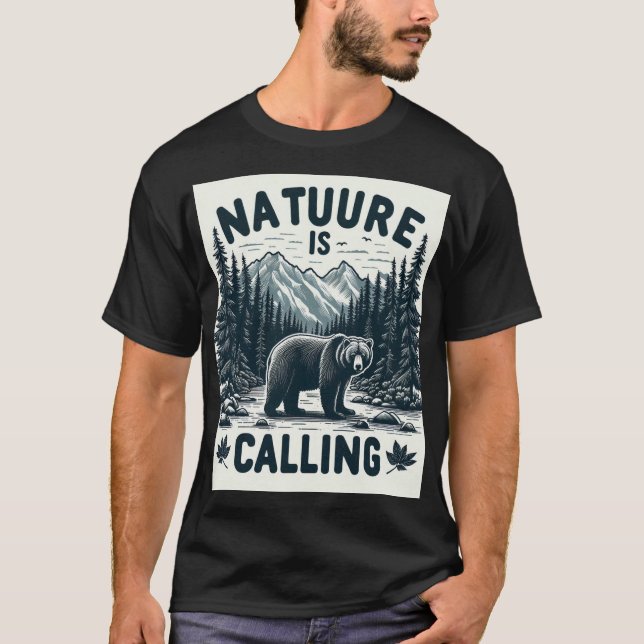 Camiseta Mantenha-o selvagem (Frente)