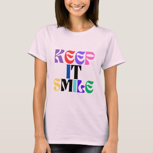 Camiseta Mantenha-O Sorriso (Frente)