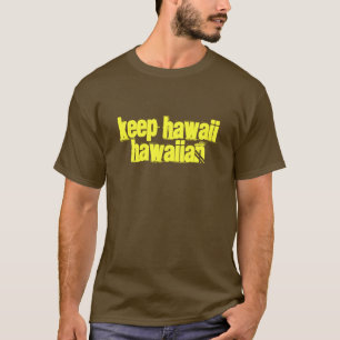 Camiseta Mantenha o T longo havaiano de Havaí