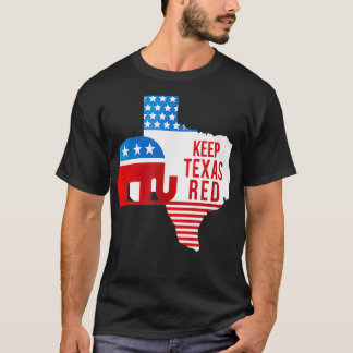 Camiseta Mantenha o Teas Vermelho 2020 eleitorais republica