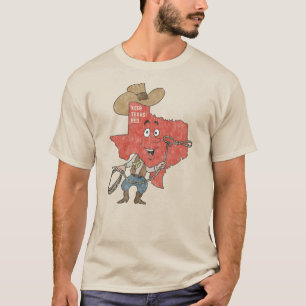 Camiseta Mantenha o Texas Red Austin Dallas Houston San Ant