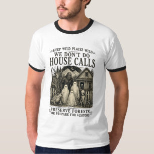 Camiseta Mantenha os Lugares Selvagens Selvagens Pé Grande
