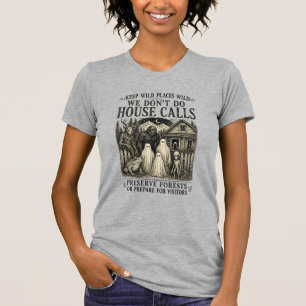 Camiseta Mantenha os Lugares Selvagens Selvagens Pé Grande