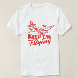 Camiseta Mantenha-Os Voando