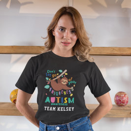 Camiseta Mantenha-Se À Sua Consciência Única E Autismo.