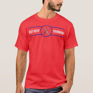 Camiseta Mantenha-Se Amarrando O Cabeleireiro Da Barber