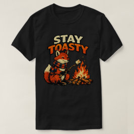 Camiseta “Mantenha-se aquecido ” design Clever Fox 