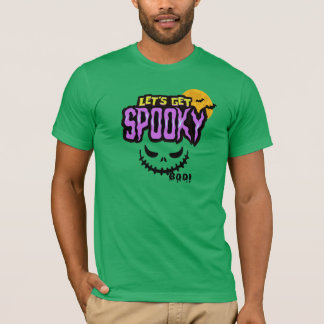 Camiseta Mantenha-se assustado - Camisa-T do Dia das Bruxas