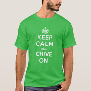 Camiseta Mantenha-se calma e acalme-se