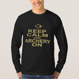Camiseta Mantenha-Se Calmo E Arrasto