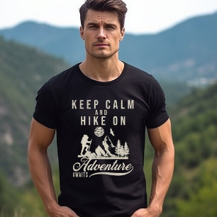 Camiseta Mantenha-Se Calmo E Caminhe
