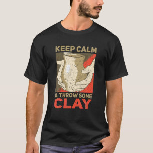 Camiseta Mantenha-Se Calmo E Jogue Cerca Potência De Caimen