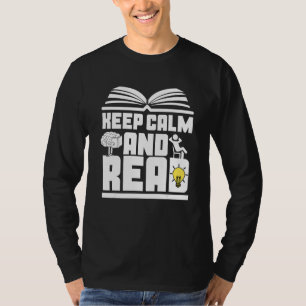 Camiseta Mantenha-Se Calmo E Leia