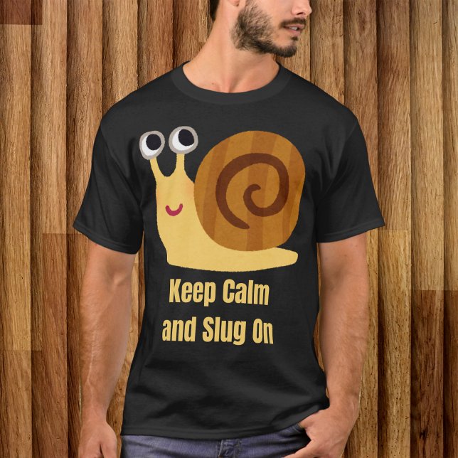 Camiseta Mantenha-se Calmo e Ligue-se (Criador carregado)