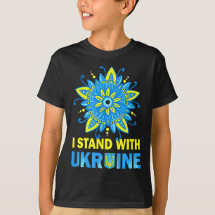 Camiseta Mantenha-Se Com A Ucrânia A Bandeira Anti-Putin No