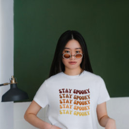 Camiseta Mantenha-se como um pastel de Halloween Spooky des