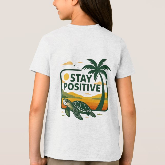 Camiseta Mantenha-se em forma de capuz (Verso)