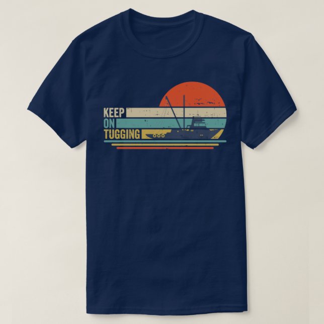 Camiseta Mantenha-se em Tugboat 1 (Frente do Design)