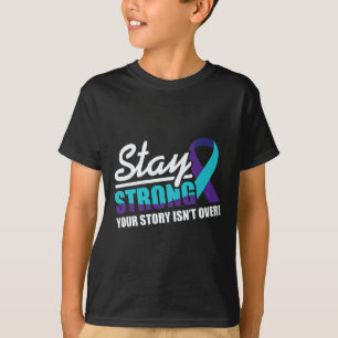 Camiseta Mantenha-se firme na conscientização sobre o suicí
