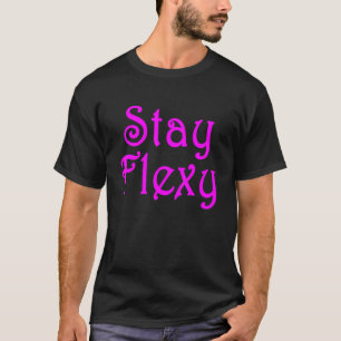 Camiseta Mantenha-Se Flexível E Motivacional E Malhação Q