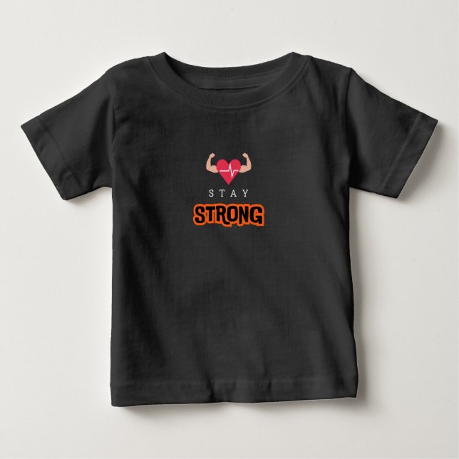 Camiseta Mantenha-se forte (Frente)