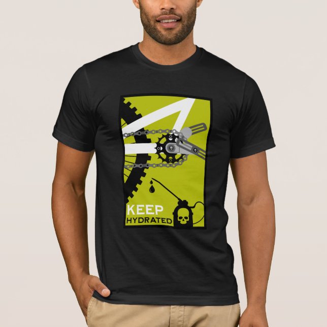 Camiseta Mantenha-se Hidrata Bicicleta (Frente)