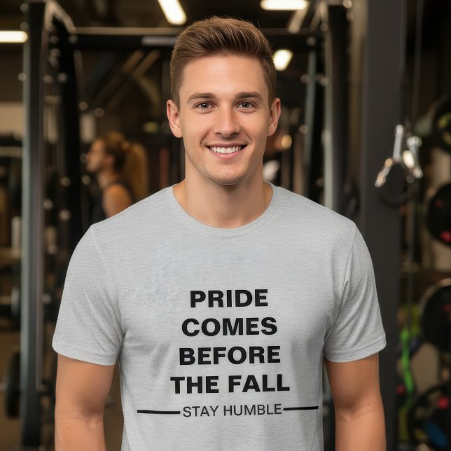 Camiseta Mantenha-se Humilde (Criador carregado)