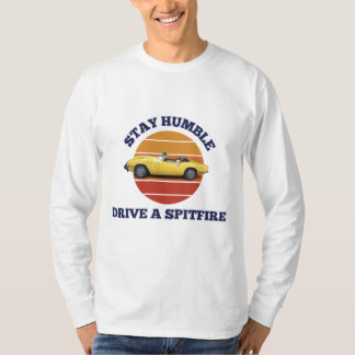 Camiseta Mantenha-se humilde, dirija um tiroteio triunfo