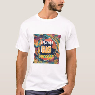 Camiseta Mantenha-se inspirado - Designs motivacionais e de
