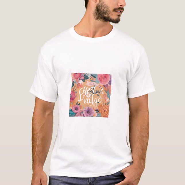 Camiseta Mantenha-se inspirado - Designs motivacionais e de (Frente)
